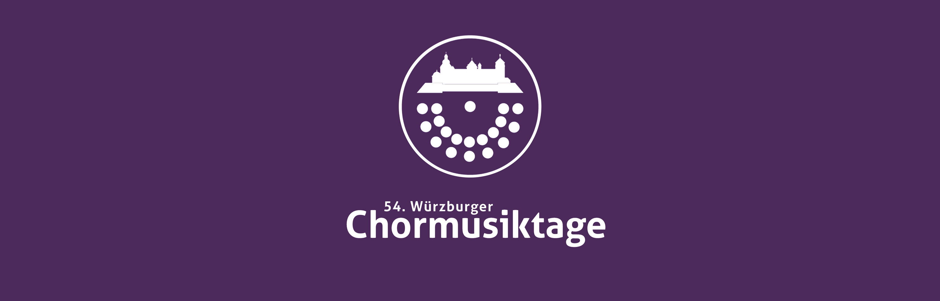 Titelbanner: 54. Würzburger Chormusiktage