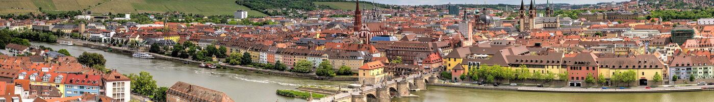 Panoramaansicht der Stadt
