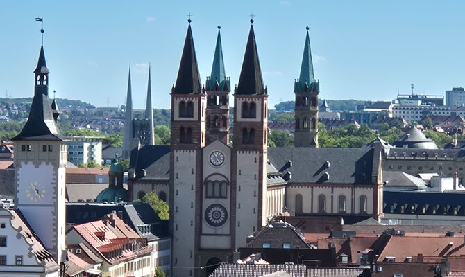 Außenansicht des Kiliandoms